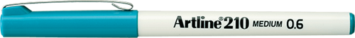 210 Keçe Uçlu Kalem 0.6mm Medium Liner Turkuaz