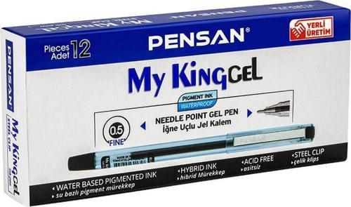 6405 My King Jel Kalem 12'li Kutu Siyah
