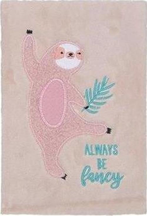 A5 Peluş Pembe Tembel Hayvan Defter