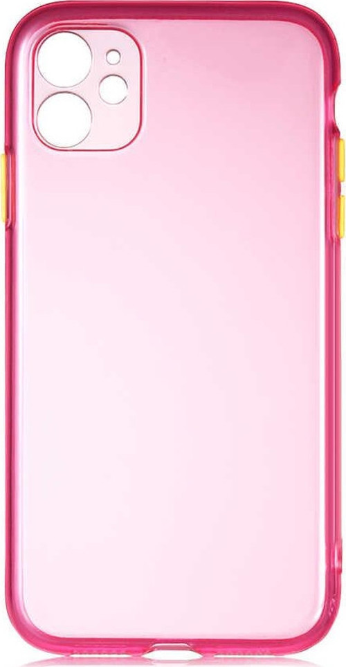 iPhone 11 Uyumlu MKST Bistro Kılıf-Pembe
