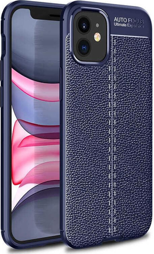 iPhone 12 Uyumlu MKST Niss Silikon Kılıf-Lacivert
