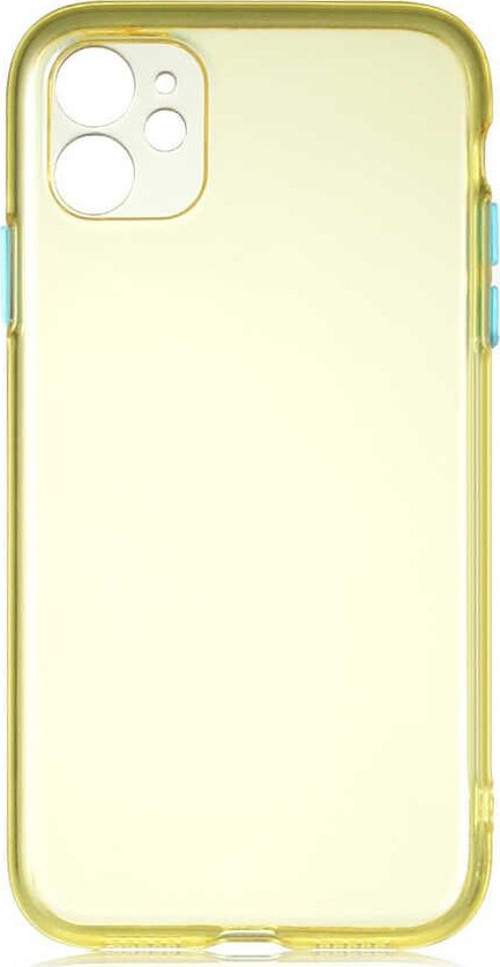 iPhone 11 Uyumlu MKST Bistro Kılıf-Sarı