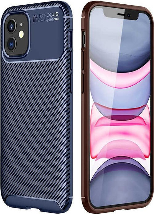 iPhone 12 Mini Uyumlu MKST Negro Silikon Kılıf-Lacivert