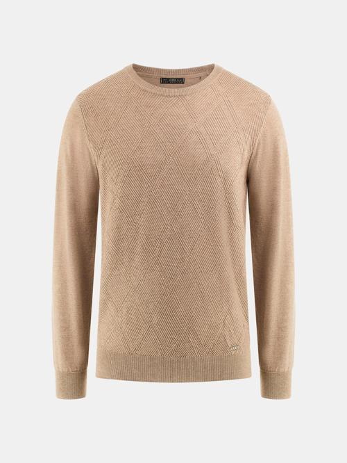 Jamaar Erkek Bej Yün Karışımlı Triko M5BR08Z0432-H184