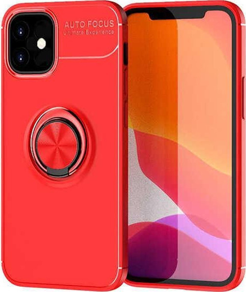 iPhone 12 Mini Uyumlu MKST Ravel Silikon Kılıf-Kırmızı