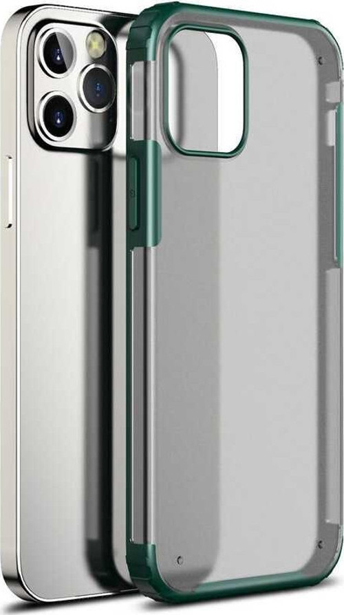 iPhone 12 Pro Max Uyumlu MKST Volks Kılıf-Koyu Yeşil