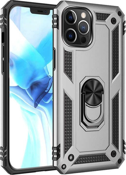 iPhone 12 Pro Max Uyumlu MKST Vega Kılıf-Gri