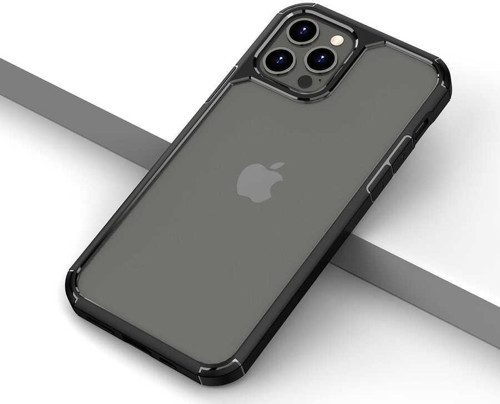 iPhone 12 Pro Max Uyumlu MKST Roll Kılıf-Siyah