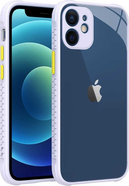iPhone 12 Mini Uyumlu MKST Kaff Kılıf-Mor