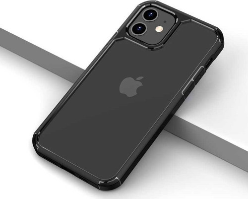 iPhone 12 Uyumlu MKST Roll Kılıf-Siyah
