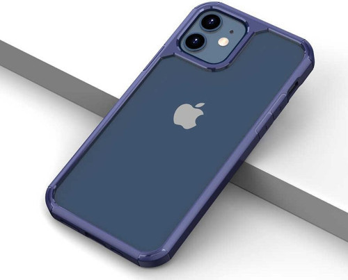 iPhone 12 Uyumlu MKST Roll Kılıf-Mavi