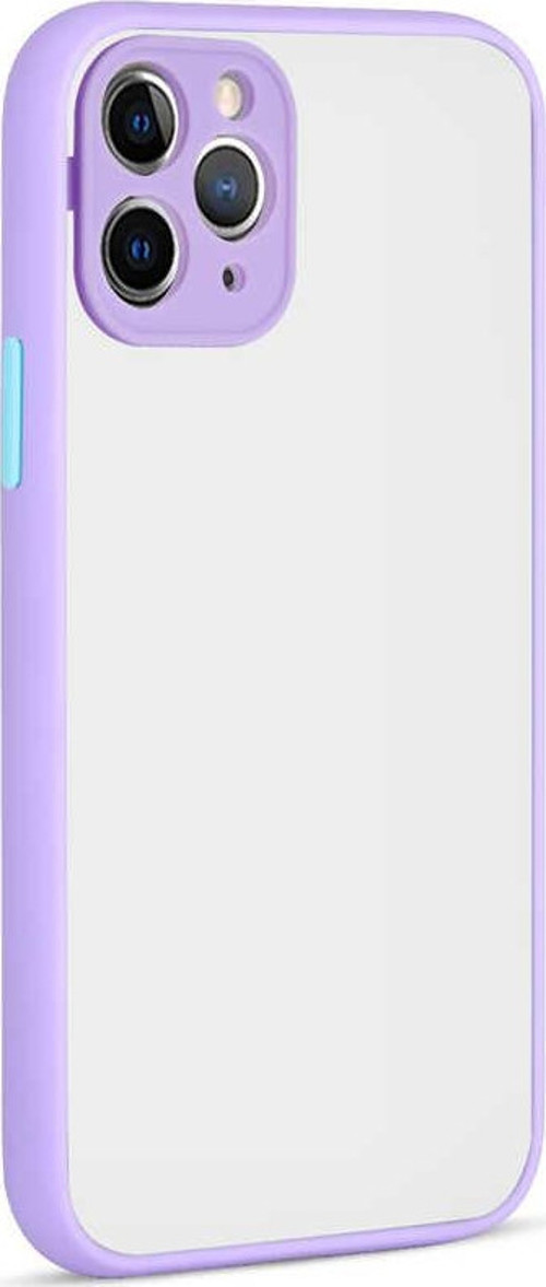 iPhone 12 Pro Max Uyumlu MKST Hux Kılıf-Lila