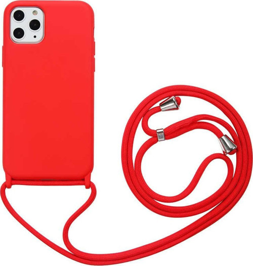 iPhone 11 Pro Uyumlu MKST Ropi Kılıf-Kırmızı