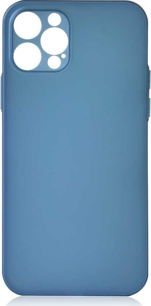 iPhone 12 Pro Uyumlu MKST Slims Kılıf-Saks Mavi