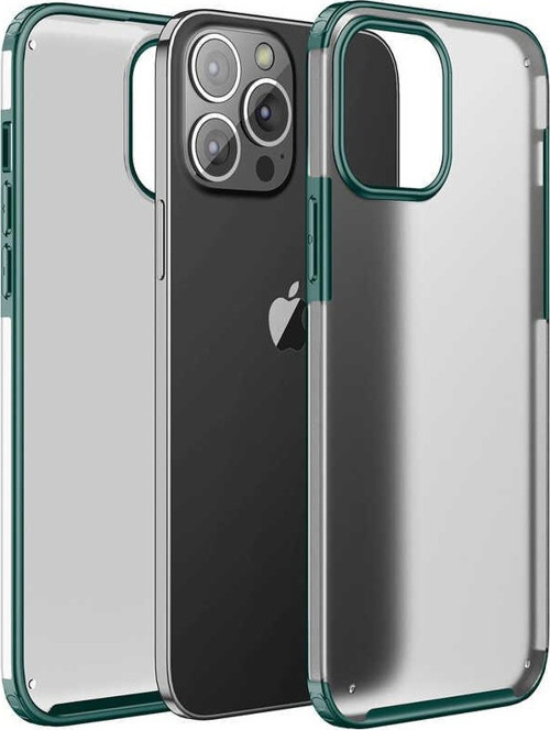 iPhone 13 Pro Uyumlu MKST Volks Kılıf-Koyu Yeşil