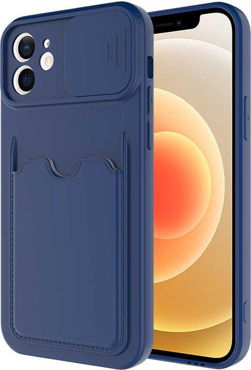 iPhone 12 Uyumlu MKST Kartix Kılıf-Lacivert