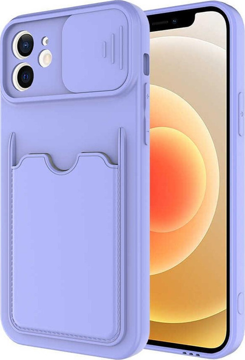 iPhone 12 Uyumlu MKST Kartix Kılıf-Lila