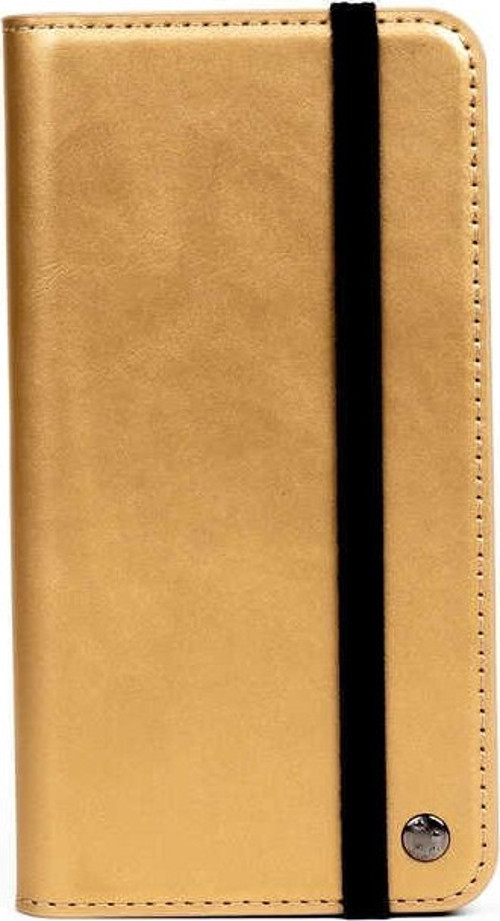 iPhone 13 Pro Max Uyumlu MKST Multi Cüzdan Kılıf-Gold