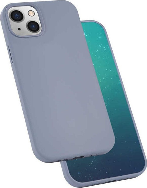 iPhone 13 Uyumlu MKST Silk Silikon-Lila