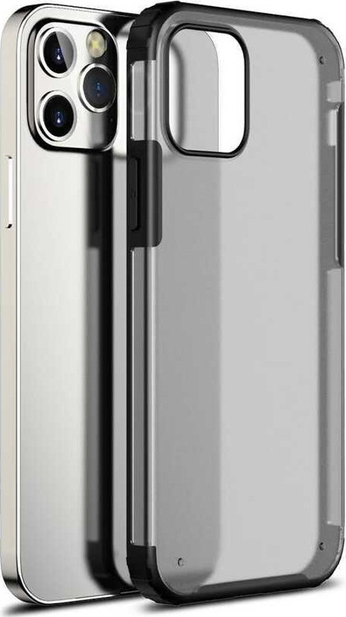 iPhone 12 Pro Max Uyumlu MKST Volks Kılıf-Siyah