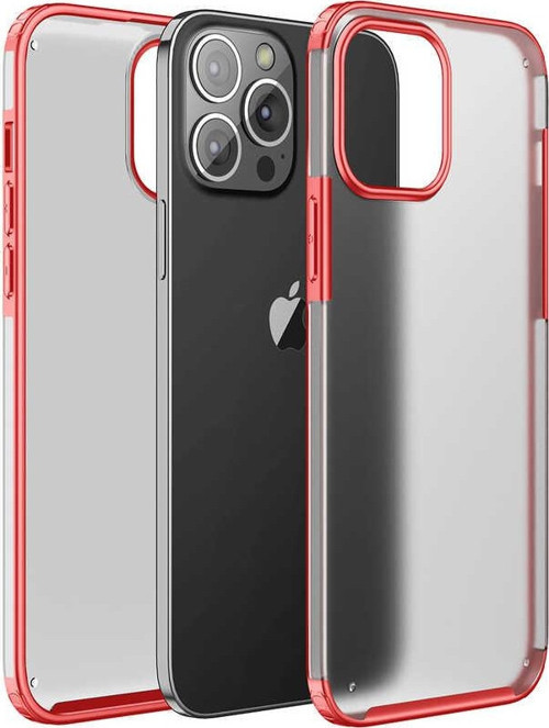 iPhone 13 Pro Uyumlu MKST Volks Kılıf-Kırmızı