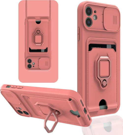 iPhone 11 Uyumlu MKST Pelit Kılıf-Pembe