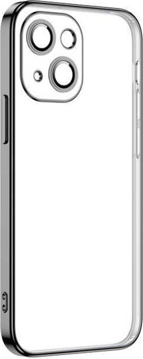 iPhone 13 Mini Uyumlu MKST Krep Kılıf-Siyah