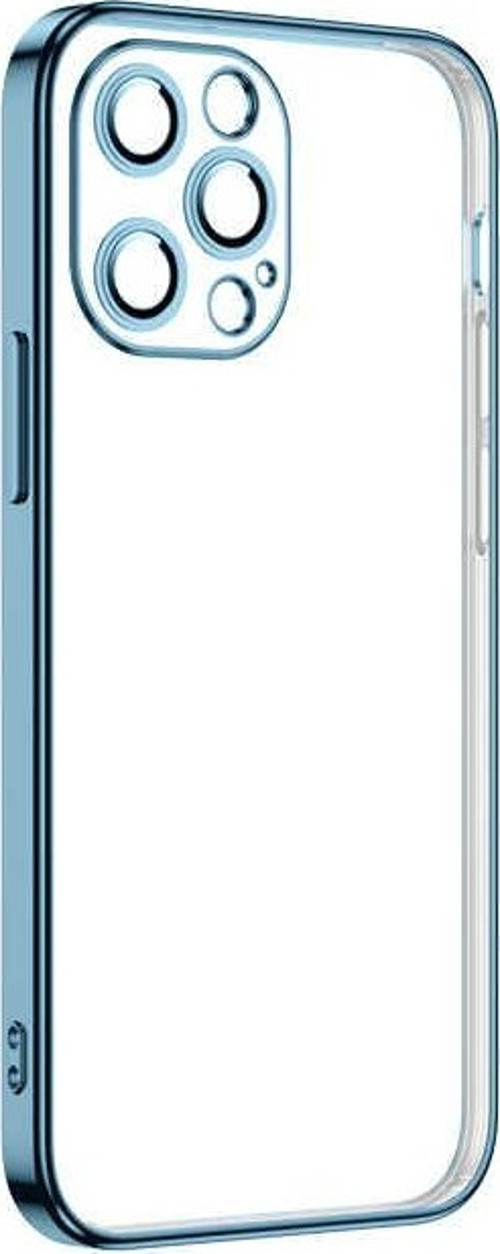 iPhone 12 Pro Uyumlu MKST Krep Kılıf-Mavi
