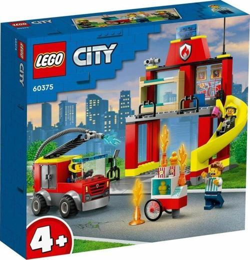 City - İtfaiye Merkezi ve İtfaiye Kamyonu 153 Parça +4 yaş