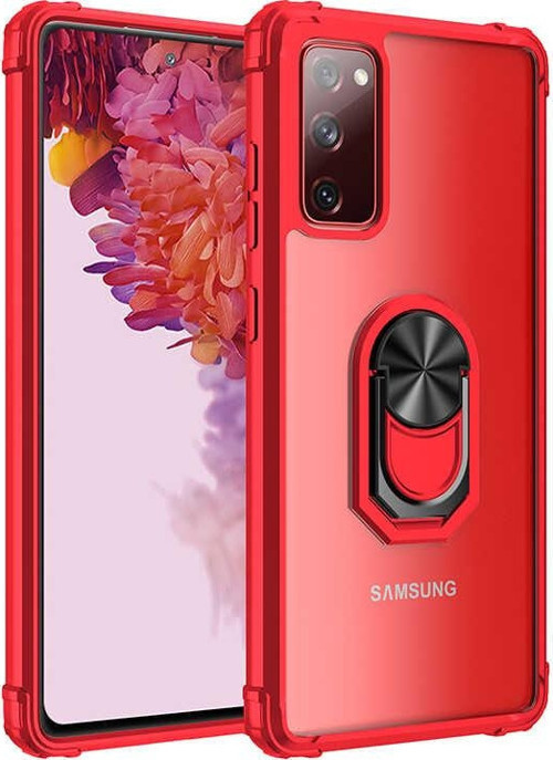 Galaxy S20 FE Uyumlu MKST Mola Kılıf-Kırmızı