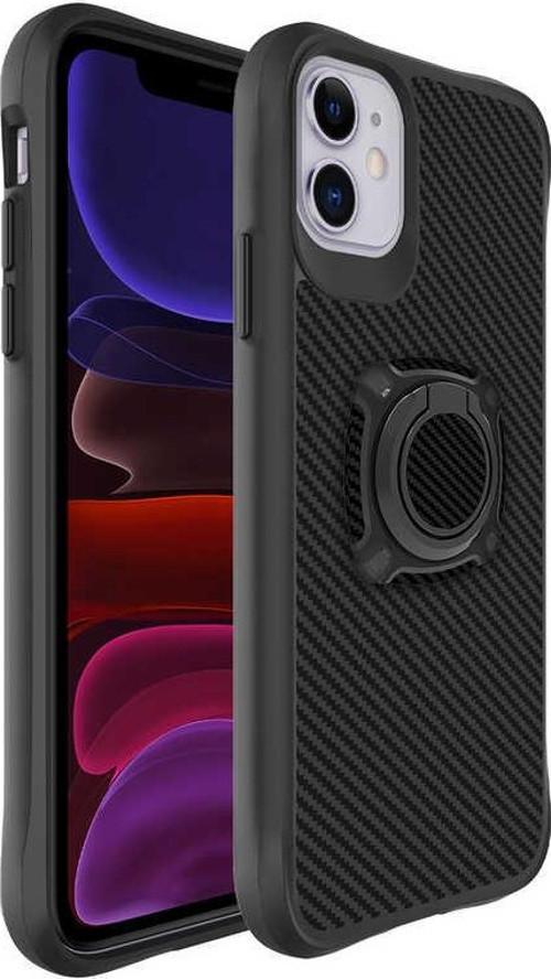 iPhone 12 Uyumlu MKST Timo Kılıf-Siyah