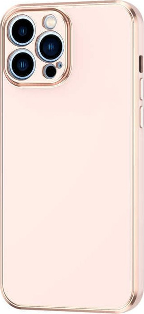 iPhone 12 Pro Uyumlu MKST Bark Kılıf-Rose Gold