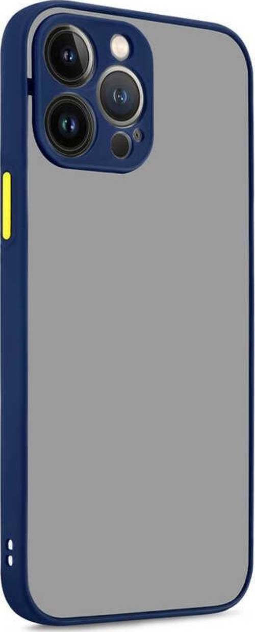 iPhone 13 Pro Max Uyumlu MKST Hux Kılıf-Lacivert