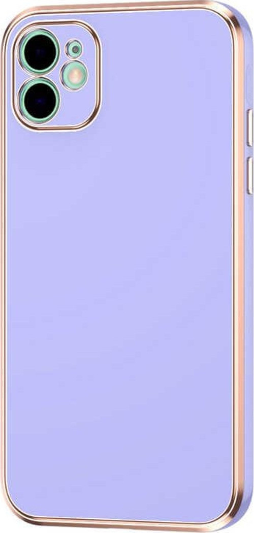 iPhone 12 Uyumlu MKST Bark Kılıf-Mor