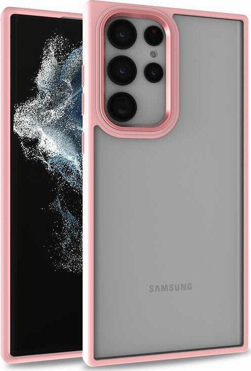 Galaxy S22 Ultra Uyumlu MKST Flora Kılıf-Rose Gold