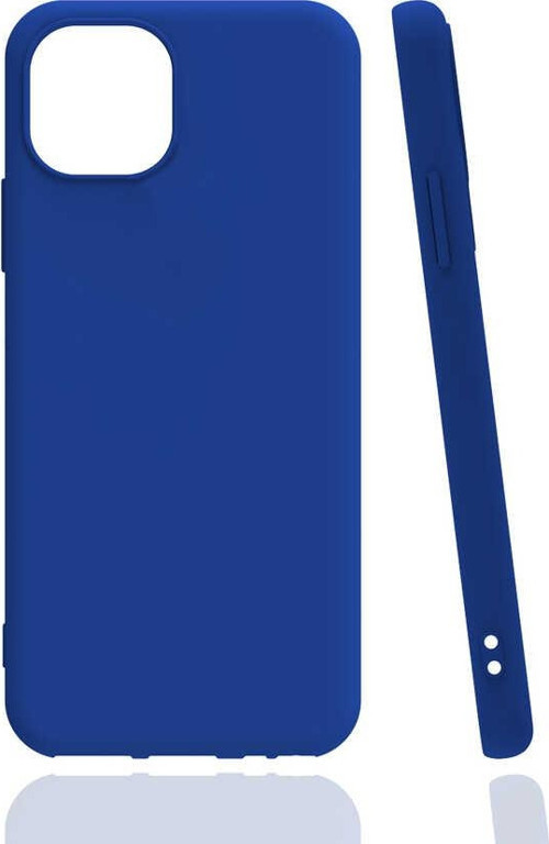 iPhone 13 Mini Uyumlu MKST Biye Silikon-Mavi