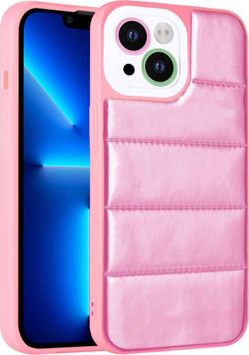iPhone 13 Uyumlu Kamera Korumalı AiHTTgli Renkli MKST Seksek Kılıf-Pembe