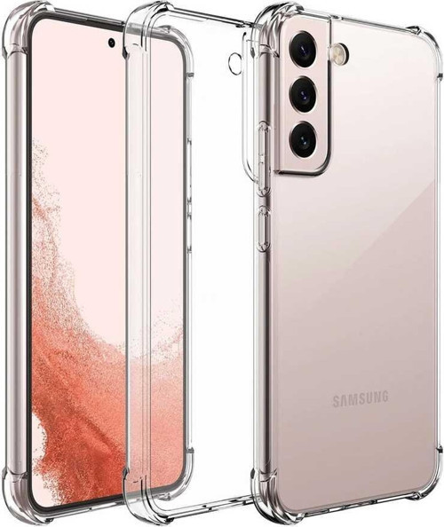 Galaxy S22 Plus Uyumlu MKST Kamera Korumalı Nitro Anti Shock Silikon-Renksiz