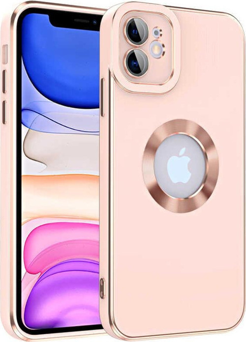 iPhone 12 Uyumlu MKST Kongo Kılıf-Rose Gold