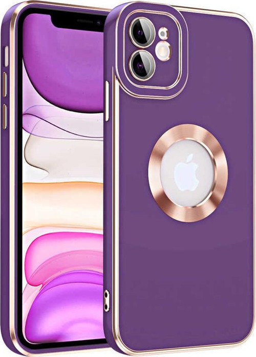 iPhone 12 Uyumlu MKST Kongo Kılıf-Koyu Mor