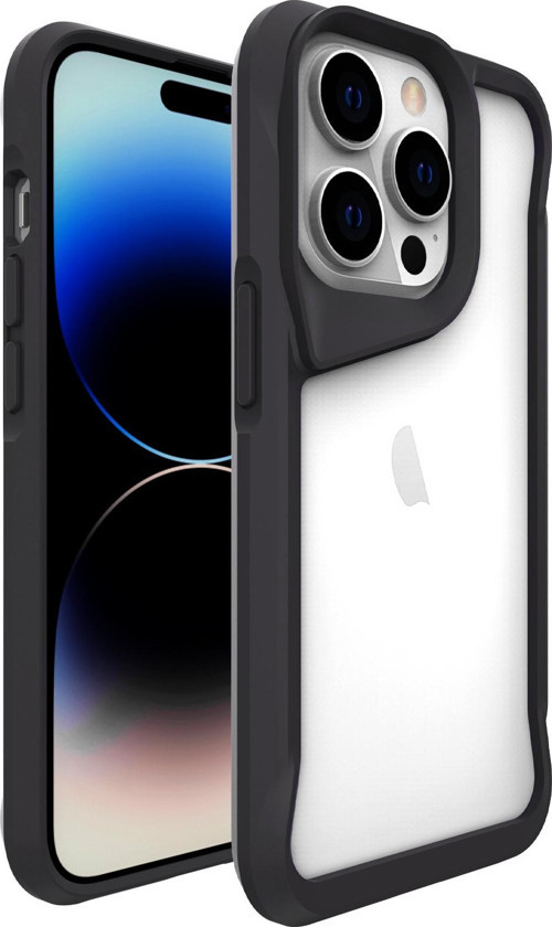 iPhone 14 Pro Uyumlu MKST T-Max Kılıf-Siyah