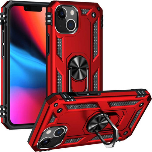 iPhone 13 Uyumlu MKST Vega Kılıf-Kırmızı