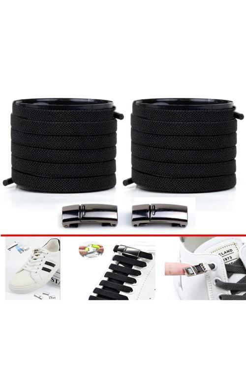 Mıknatıslı Lastikli Ayakkabı Bağcığı Yeni Model