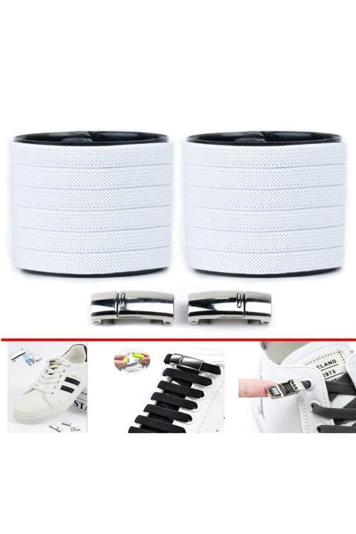 Mıknatıslı Lastikli Ayakkabı Bağcığı Yeni Model