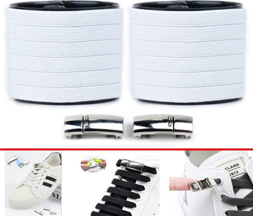 Mıknatıslı Lastikli Ayakkabı Bağcığı Yeni Model