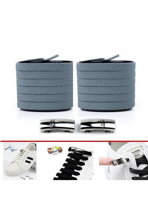 Mıknatıslı Lastikli Ayakkabı Bağcığı Yeni Model