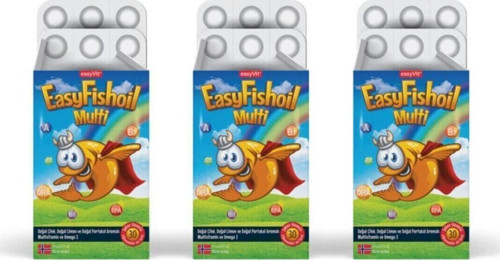 Easy Fishoil Easyfishoil Multi Omega 3 30 Tablet 3 Adet