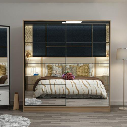 Kale210Y 2K Sürgülü Dolap 220G - Dore Aynalı