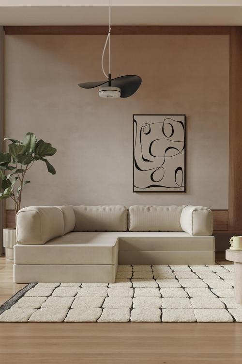 Legoom Köşe Açılır Kanepe Yatak Olabilen Rahatlama , Aktivite Koltuk, Köşe Takımı, Üçlü Kanepe