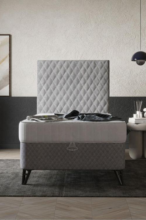 Pro Tek Kişilik Yatak Seti 90X190 / Ortopedik Yatak - Baza - Başlık / 3'Lü Yatak Seti